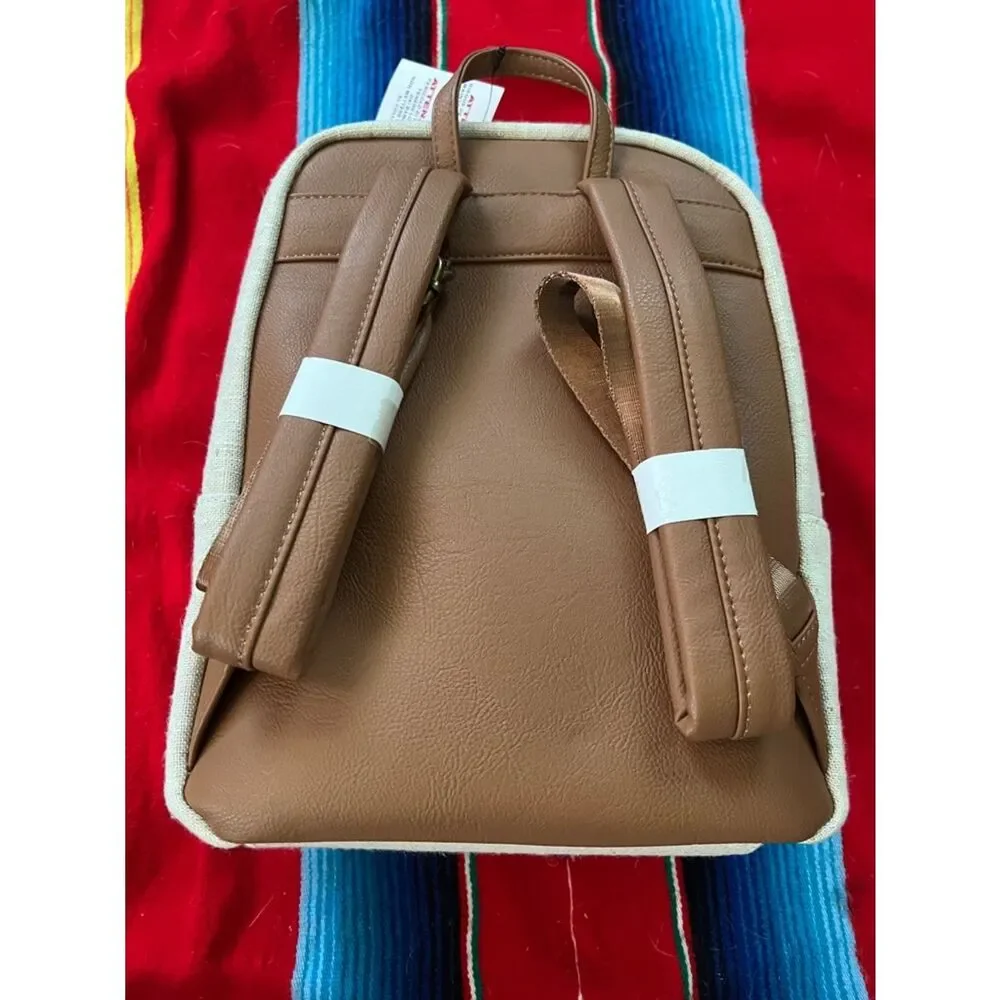 Loungefly Beige Star Wars The Child Kids backpack Bag with Green Accents